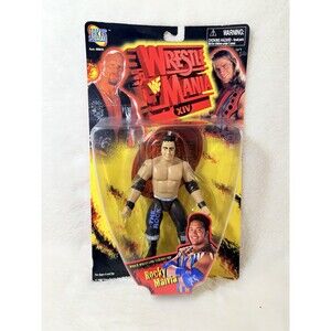 WWF WrestleMania XIV Rocky Maivia 1998 Figure Sealed New WWE The Rock